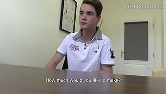Amateur Twink Gets A Dirty Blowjob From A Hot Scout