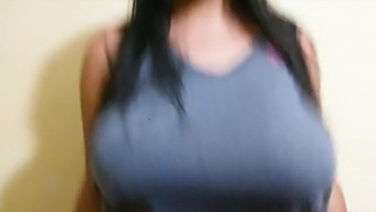 Amateur Babe With Perfect Breasts Bounces And Shakes Her Butt