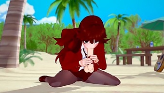 Animated Girl Gives A Hot Blowjob In Girlfriend Fnf Video